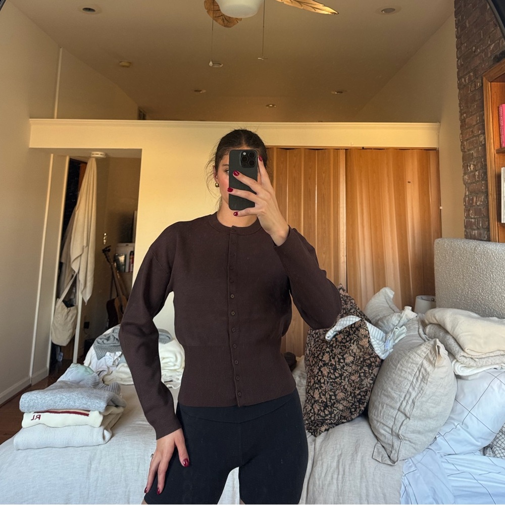 NWT brown cardigan